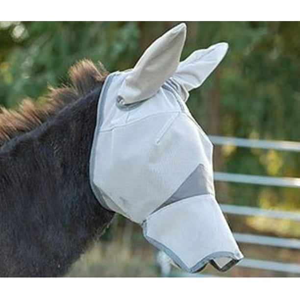 CASHEL FLY MASK STANDARD ARAB LONG COVERS NOSE W EARS MULE Horse SUN PROTECTION